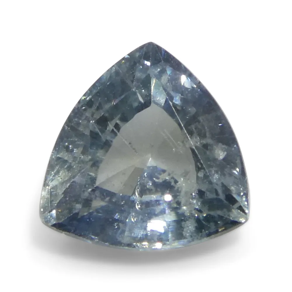 1.48ct Trillion Teal Blue Sapphire from Tanzania Unheated