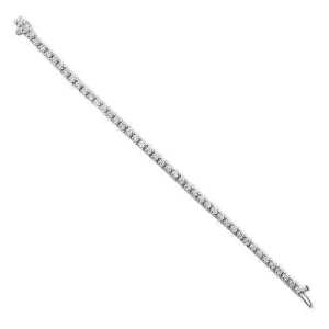 14K Gold Lab Diamond Tennis Bracelet 3.2 MM 5.4 CTW