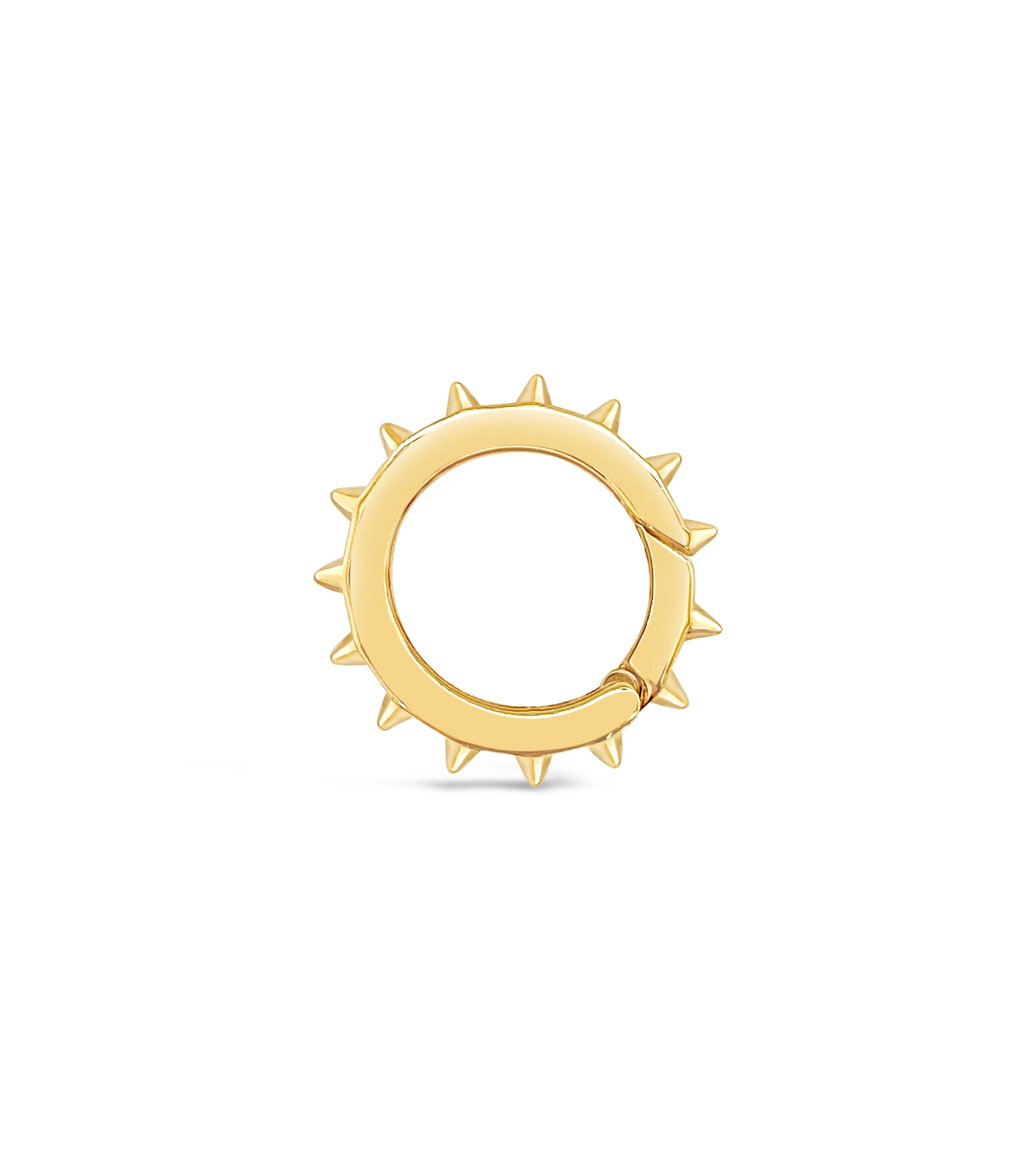 14k Gold Spike Connector Clasp