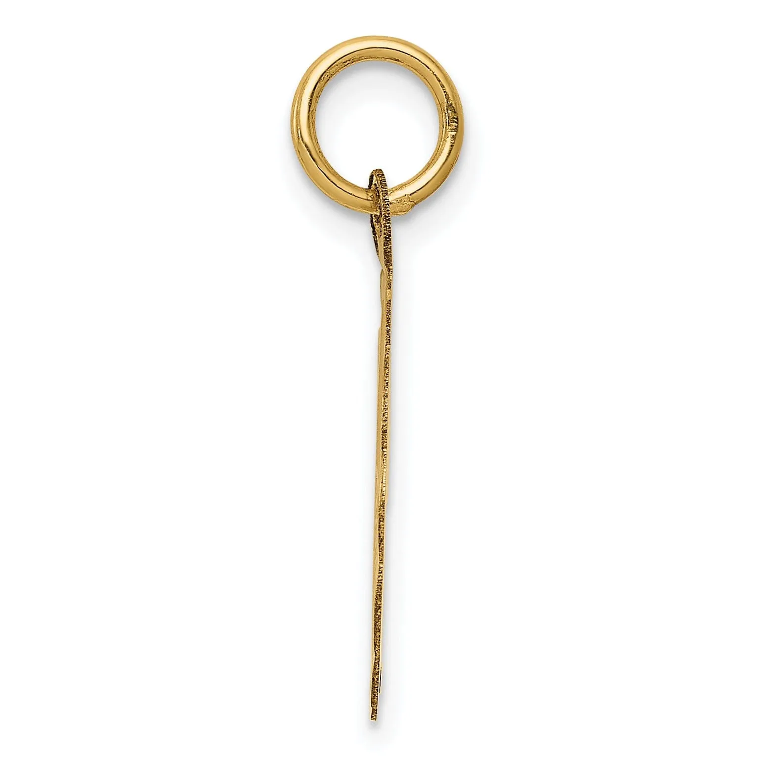 14k Yellow Gold Happy 5th Anniversary Charm