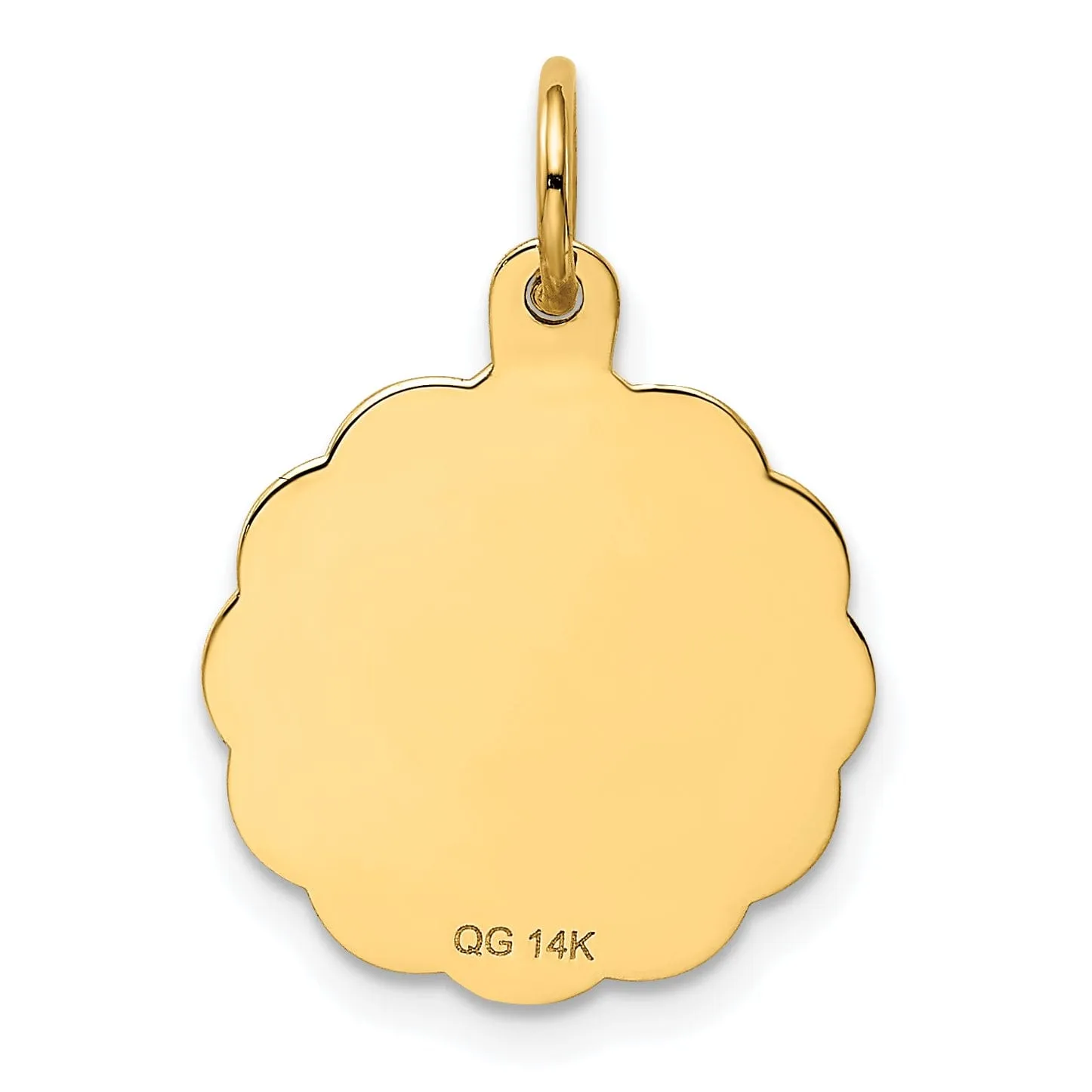 14k Yellow Gold Happy 5th Anniversary Charm