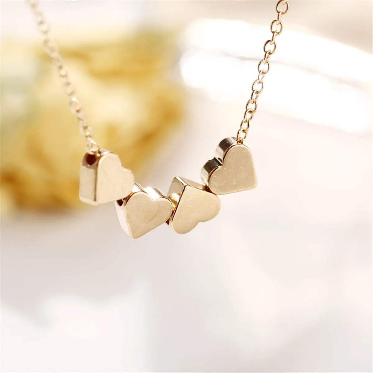 18K Gold-Plated Heart Bracelet