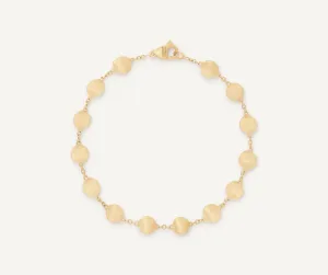 18K Yellow Gold Bead Bracelet