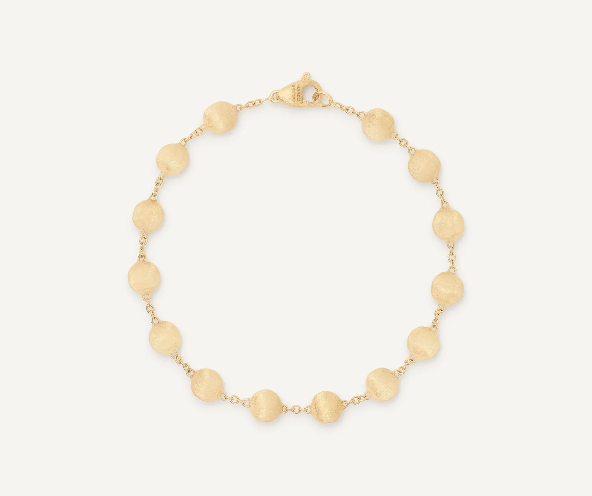 18K Yellow Gold Bead Bracelet