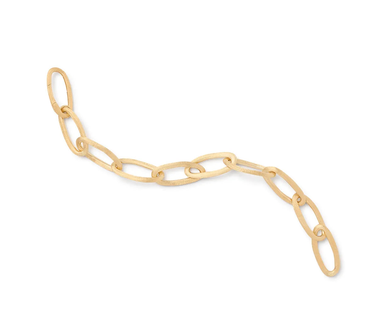 18K Yellow Gold Oval Link Bracelet