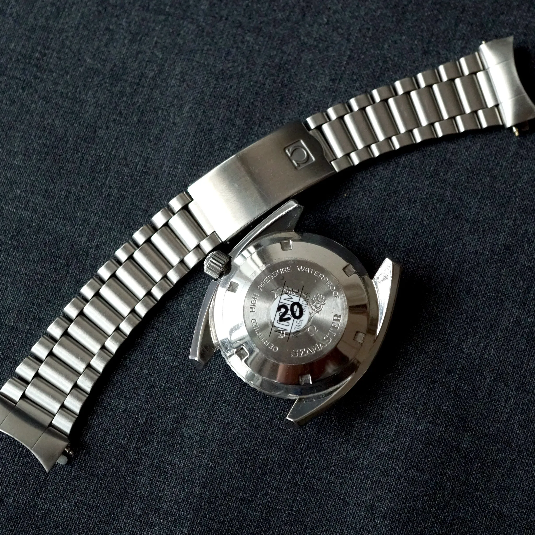 1970 OMEGA SEAMASTER 120 DEEP BLUE 166.073 DIVER WATCH