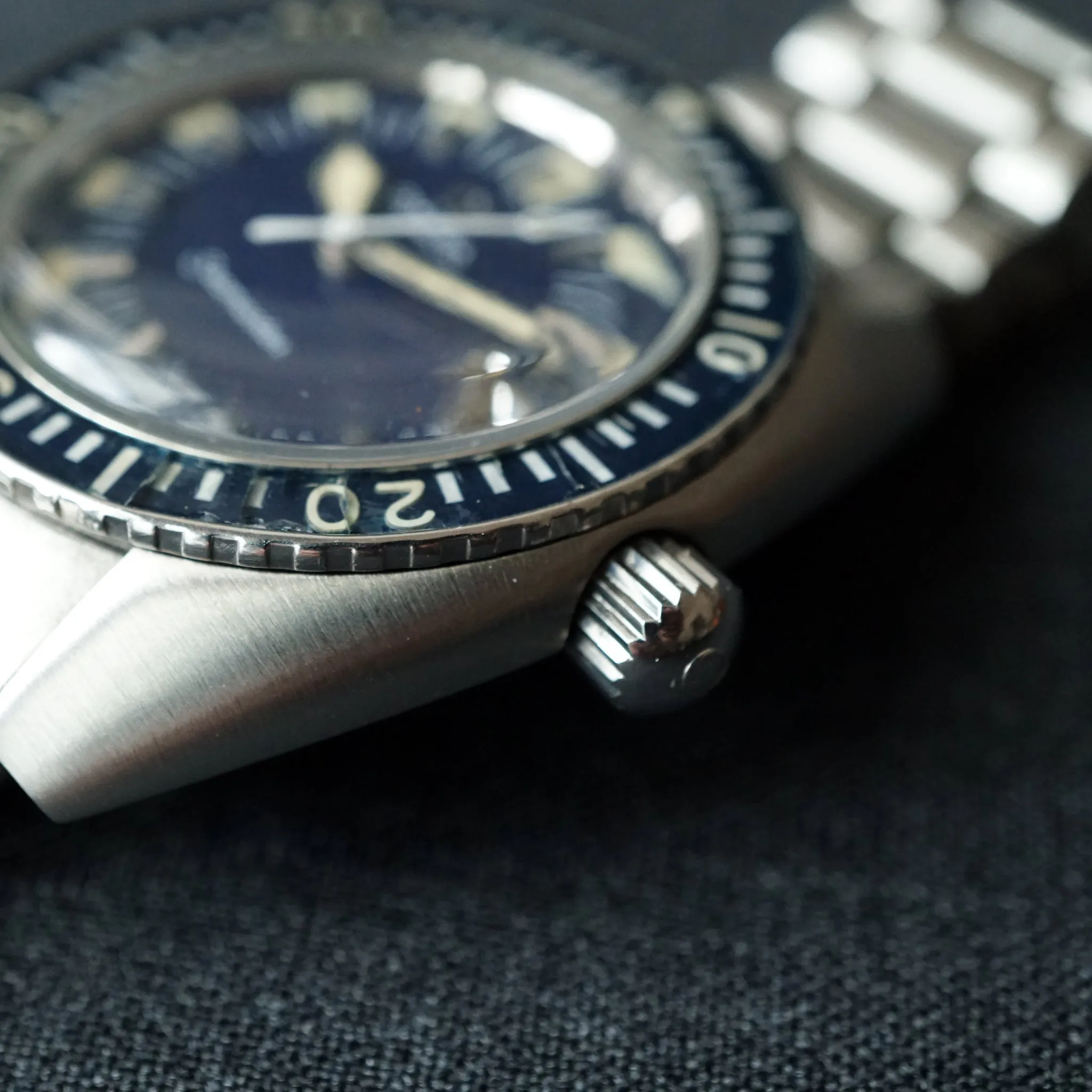 1970 OMEGA SEAMASTER 120 DEEP BLUE 166.073 DIVER WATCH