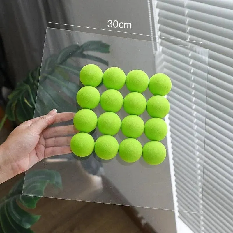 3D Acrylic Ball Wall Transparent Mirror