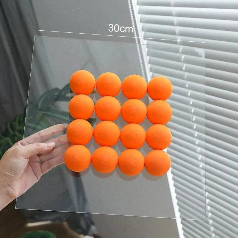 3D Acrylic Ball Wall Transparent Mirror