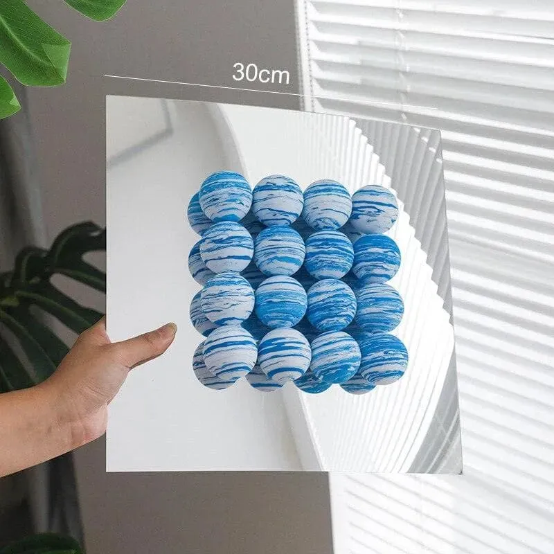 3D Acrylic Ball Wall Transparent Mirror
