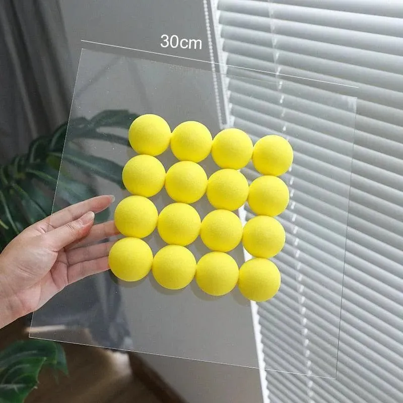 3D Acrylic Ball Wall Transparent Mirror