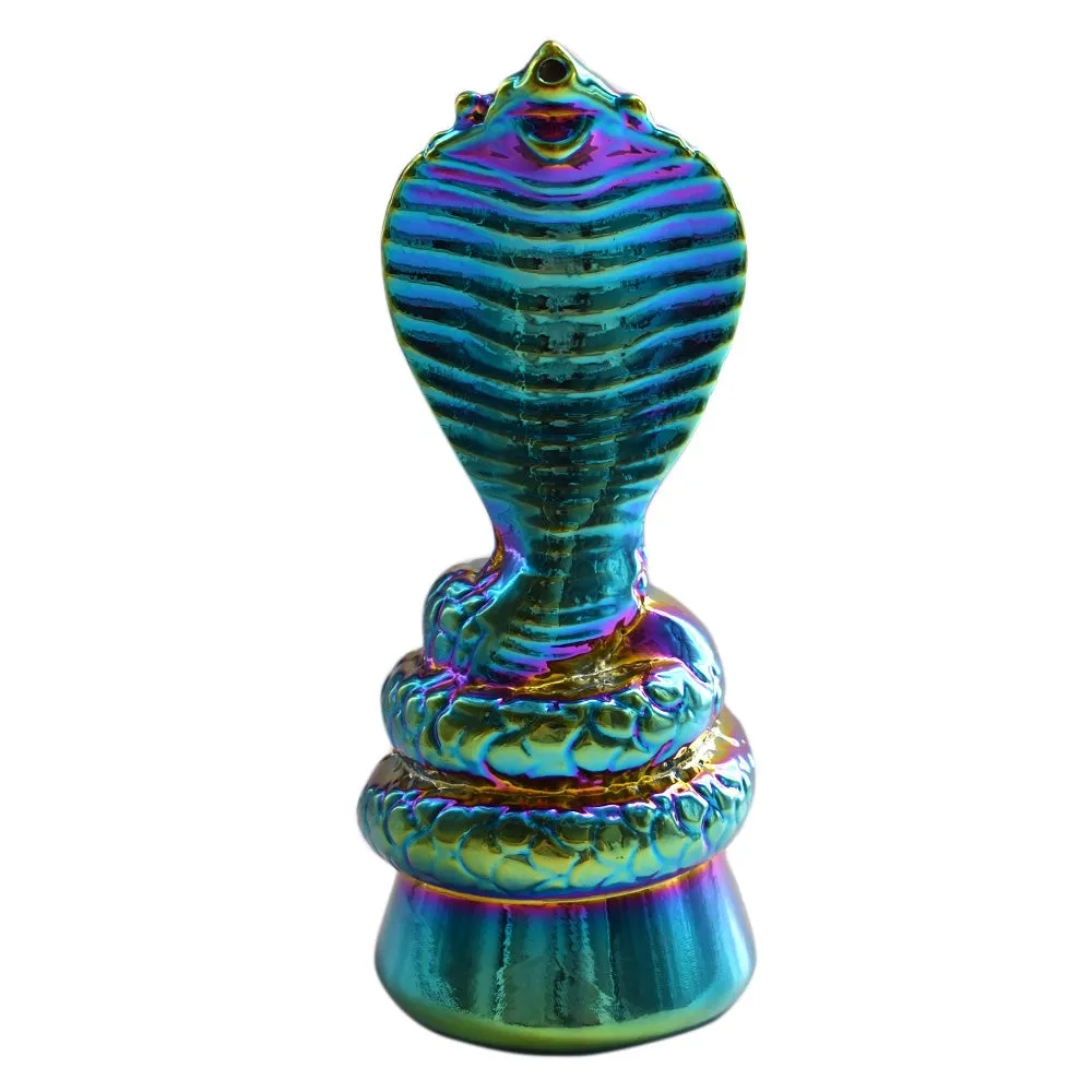 6” Hooded Cobra Water Pipe - Color May Vary - (1 Count)