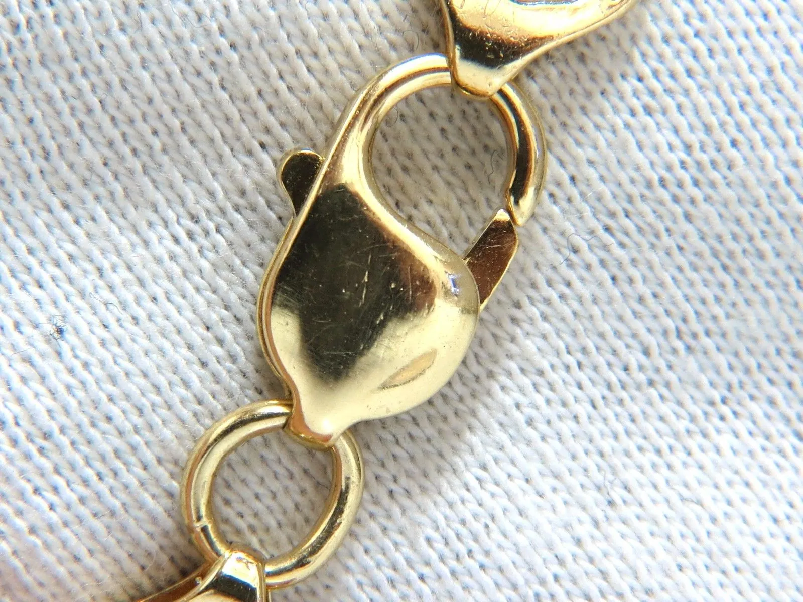 6ct Natural Swiss Blue Topaz bracelet 14k Vintage Deco