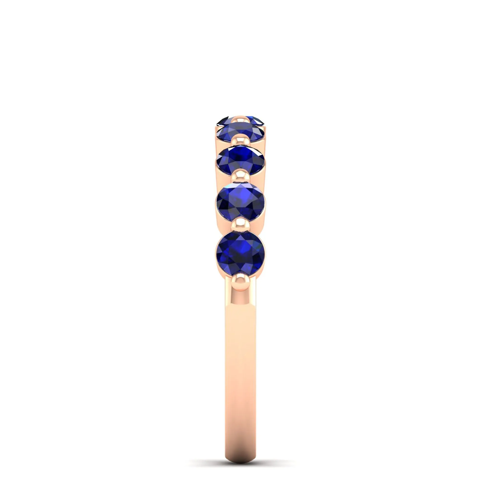 9-Stone Sapphire Stackable Ring