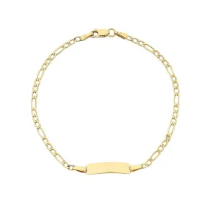 9ct Yellow Gold 19cm ID Bracelet