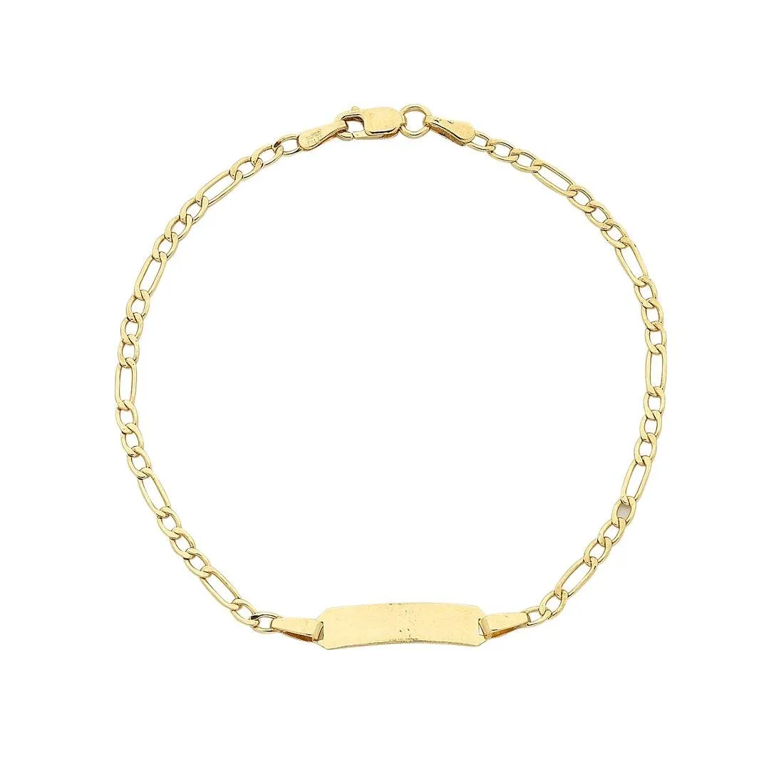9ct Yellow Gold 19cm ID Bracelet