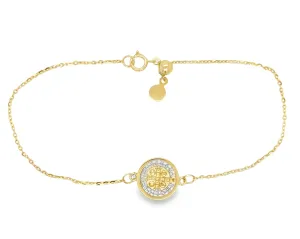 Adjustable St. Benedict Medal Bracelet (12.0mm)