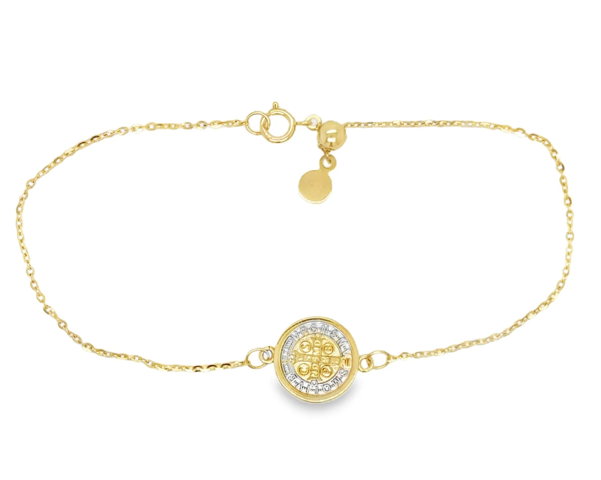 Adjustable St. Benedict Medal Bracelet (12.0mm)