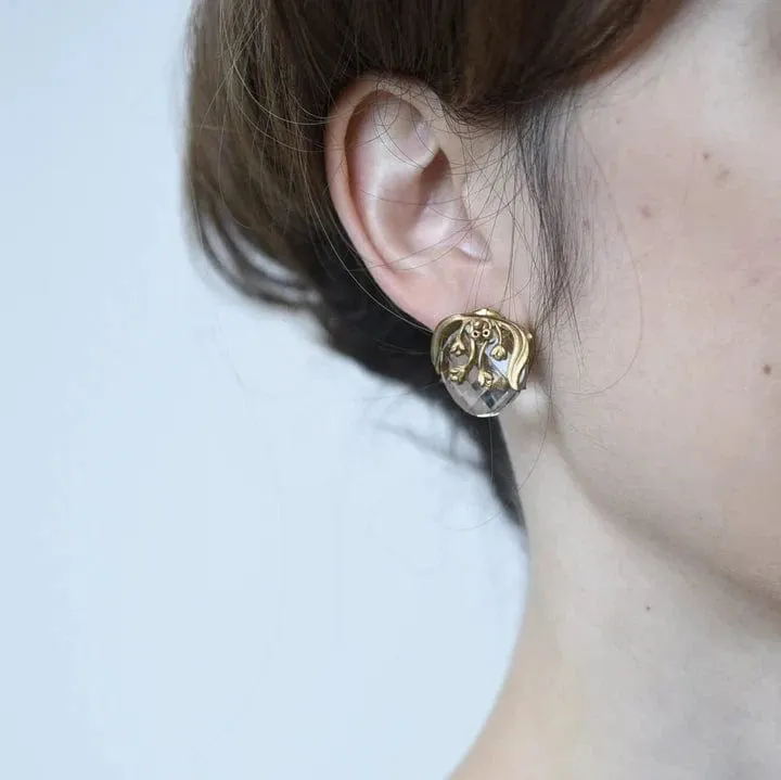 Allium Glass Earrings