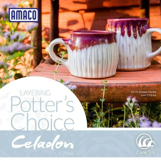 AMACO Celadon HF Glaze Ice 472ml