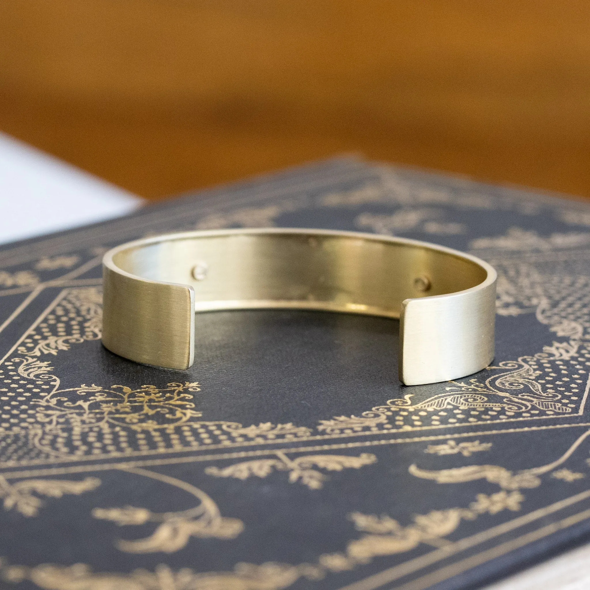 Art Deco Ceylon Sapphire and Diamond Bangle / Cuff