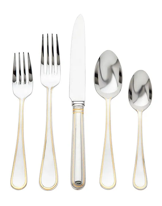Ascot Goldplate 5 pc Place Setting
