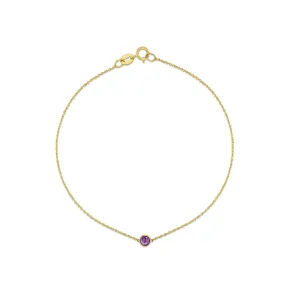 Baby Cab Bracelet - Amethyst