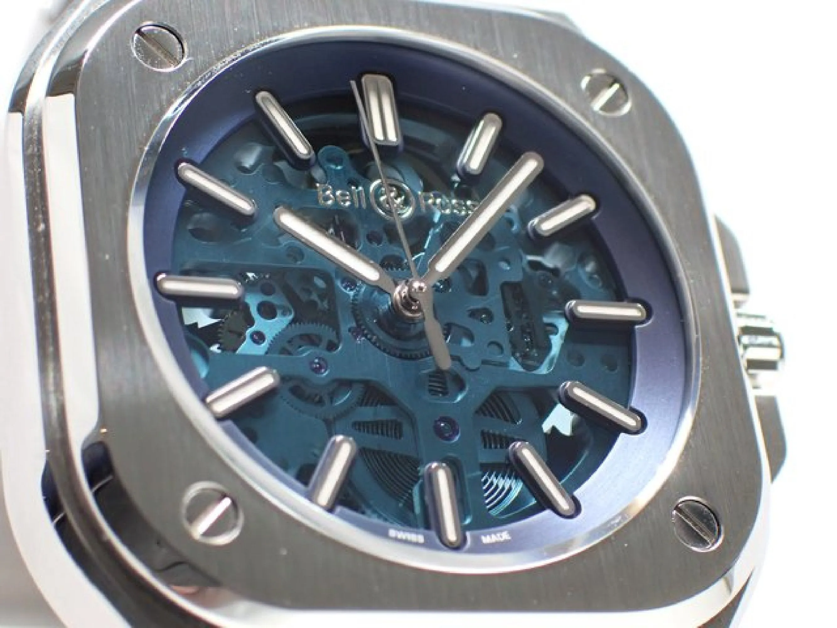BELL & ROSS BR05 transparent blue world Limited5 00 40 MM Mens 178955468