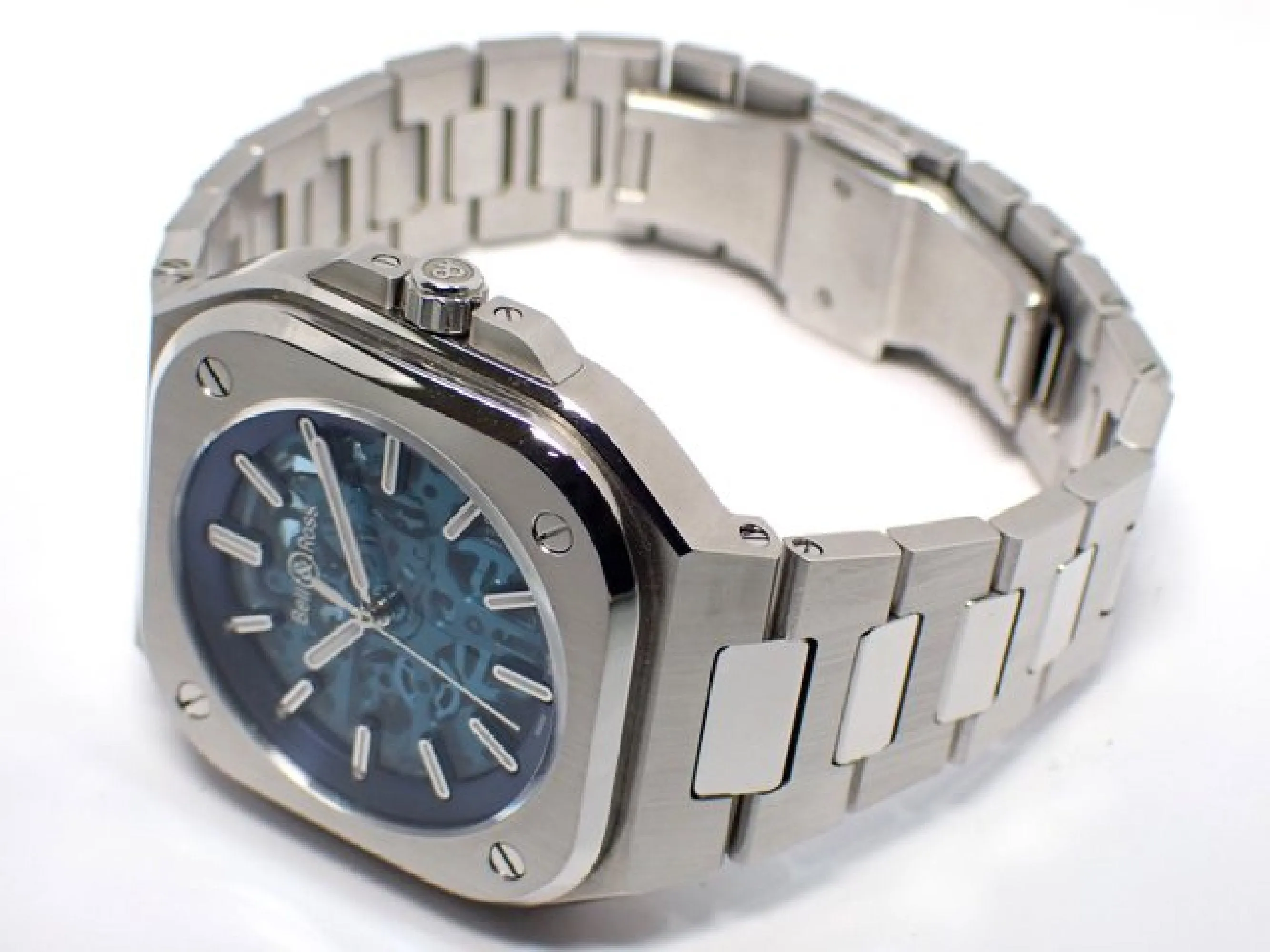 BELL & ROSS BR05 transparent blue world Limited5 00 40 MM Mens 178955468