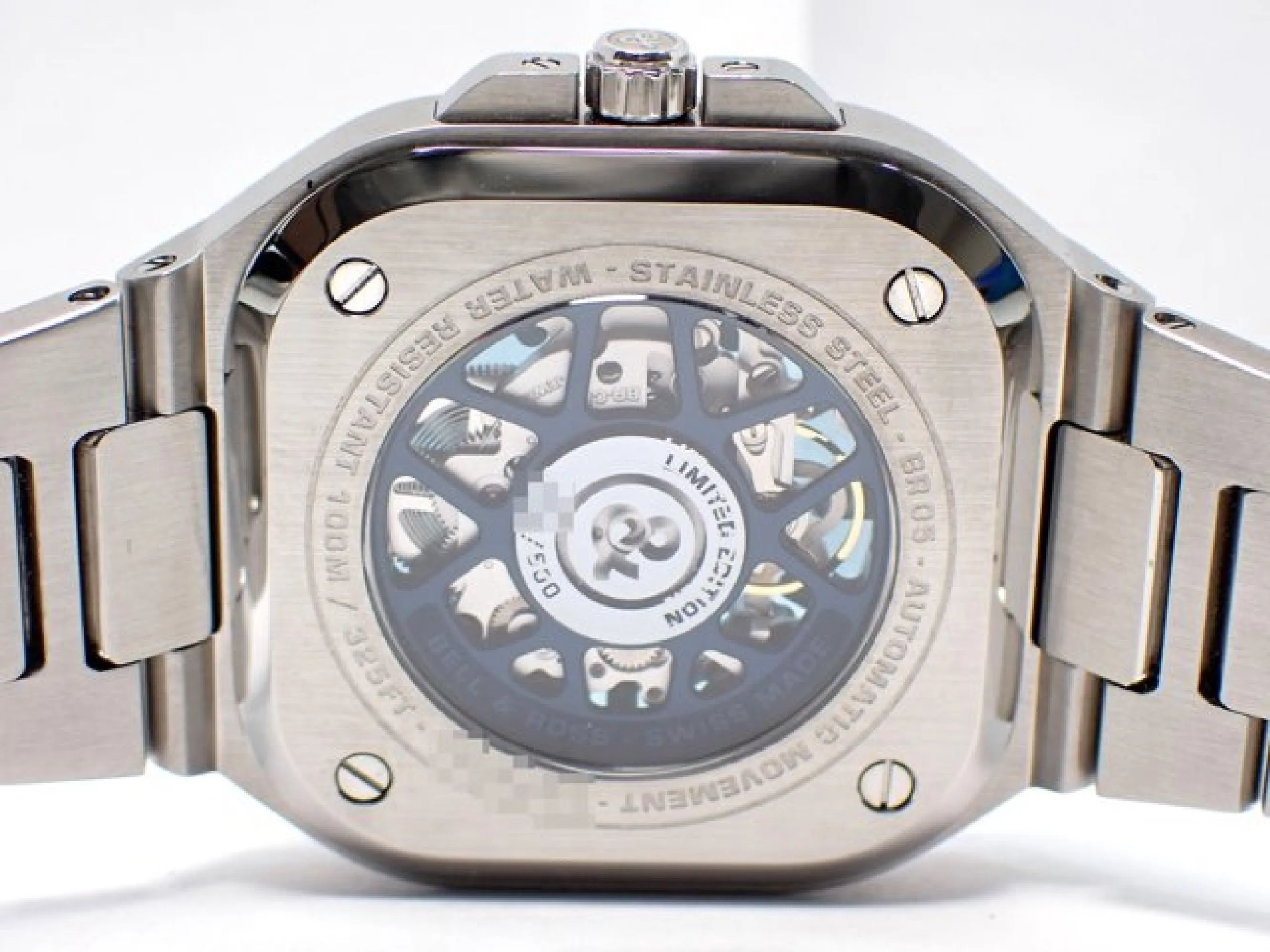 BELL & ROSS BR05 transparent blue world Limited5 00 40 MM Mens 178955468