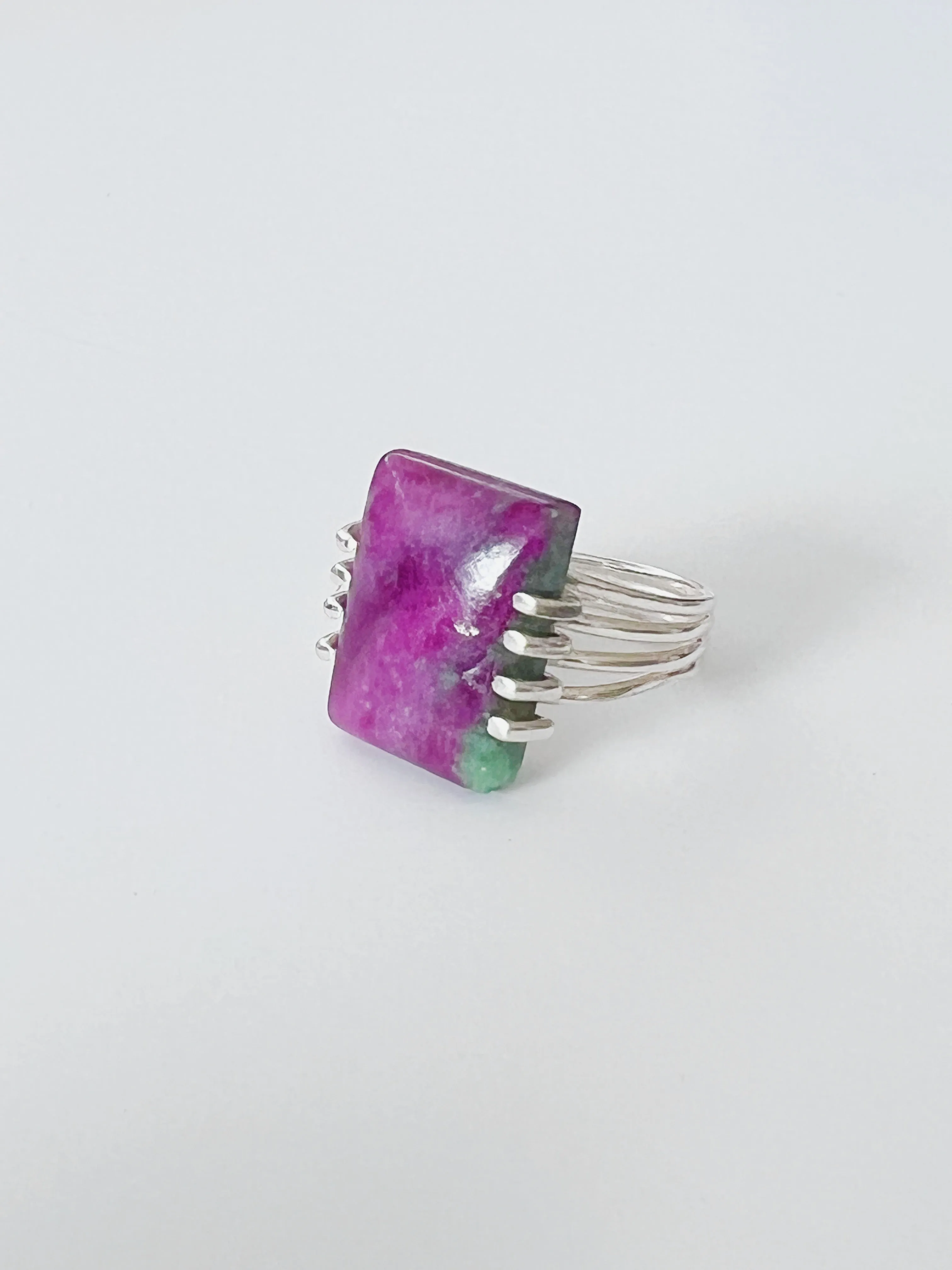 Between Lines 925 Sterling Silver Ring US Size 6-6.5
