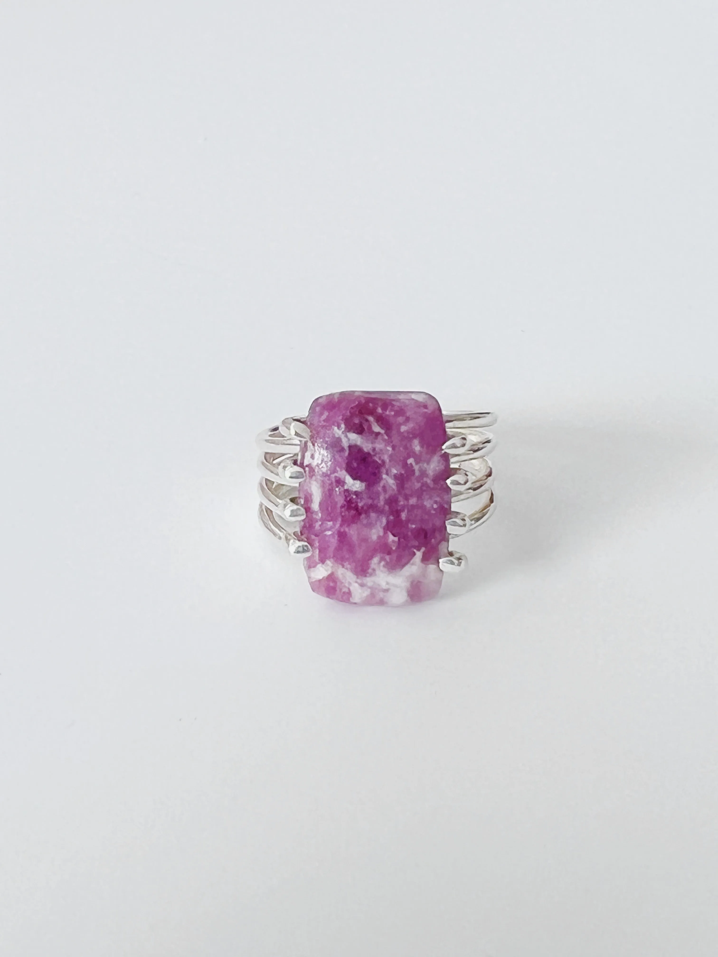 Between Lines 925 Sterling Silver Ring US Size 6-6.5