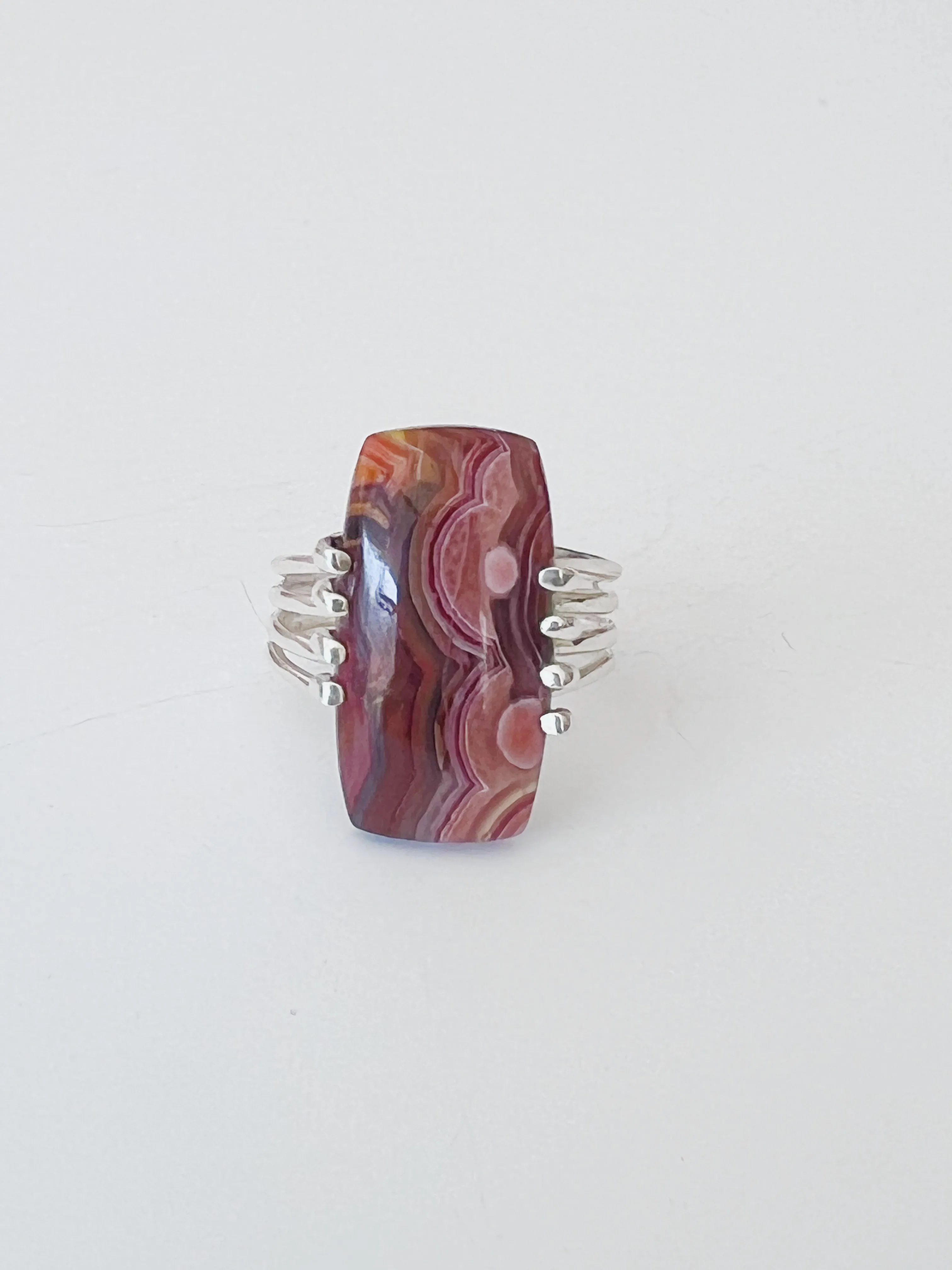 Between Lines 925 Sterling Silver Ring US Size 6-6.5