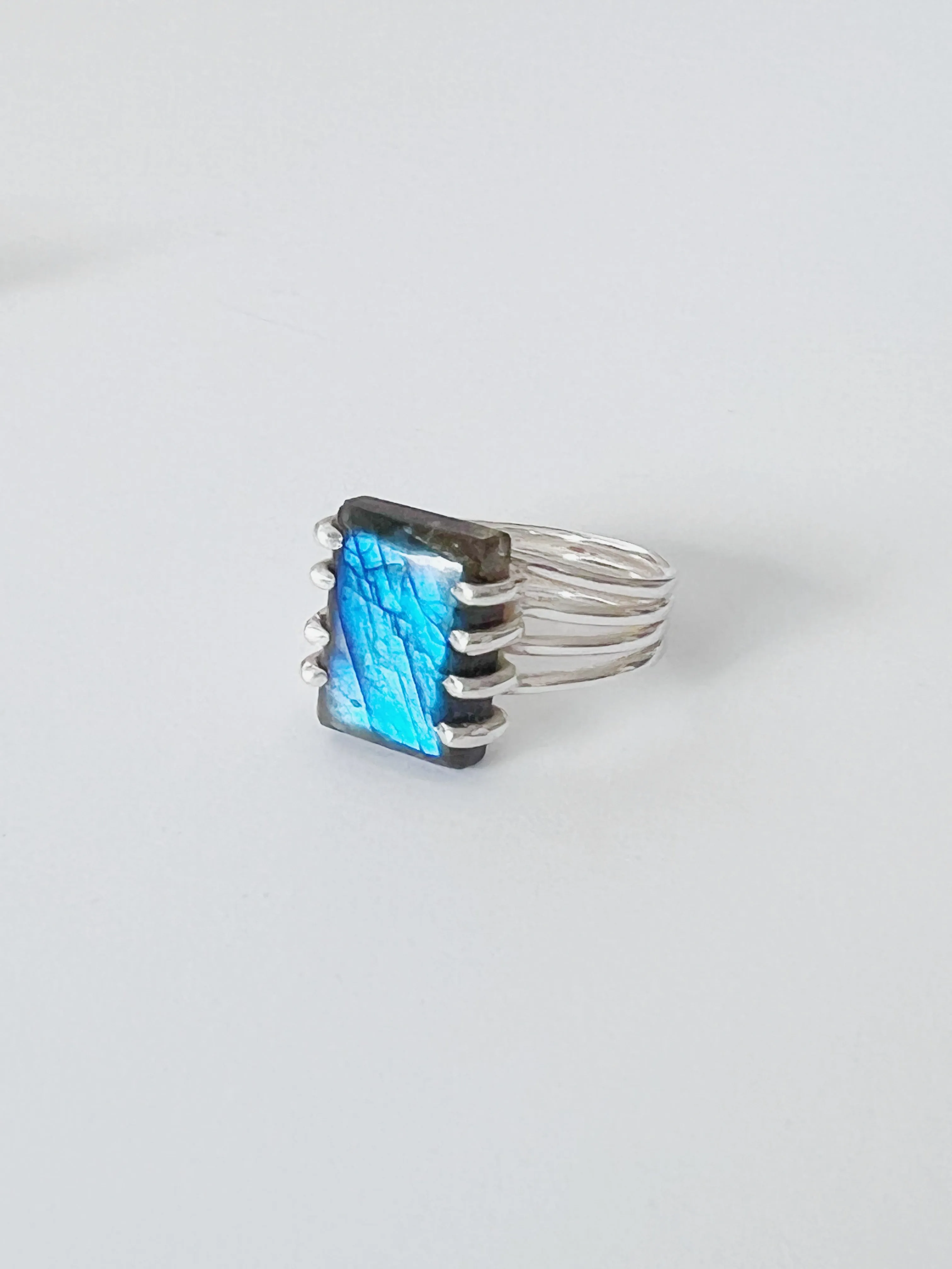 Between Lines 925 Sterling Silver Ring US Size 6-6.5