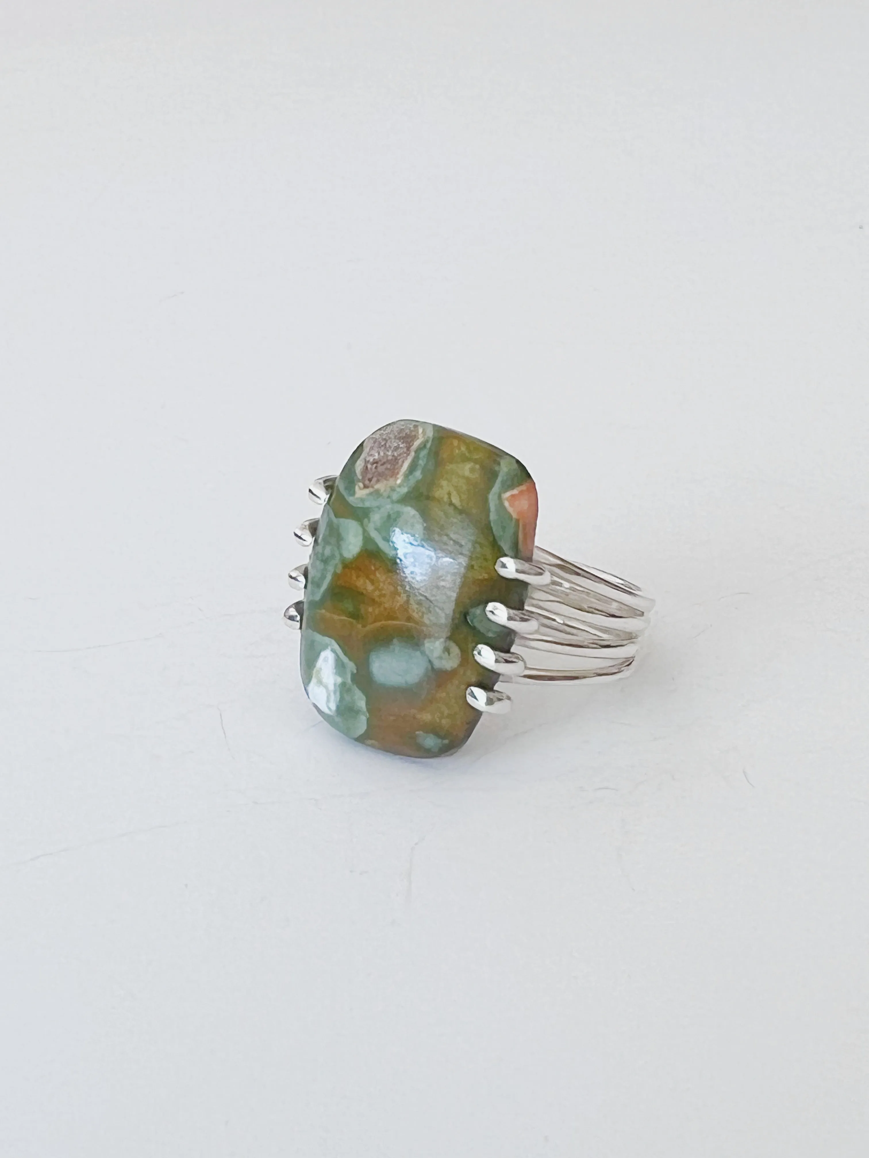 Between Lines 925 Sterling Silver Ring US Size 6-6.5