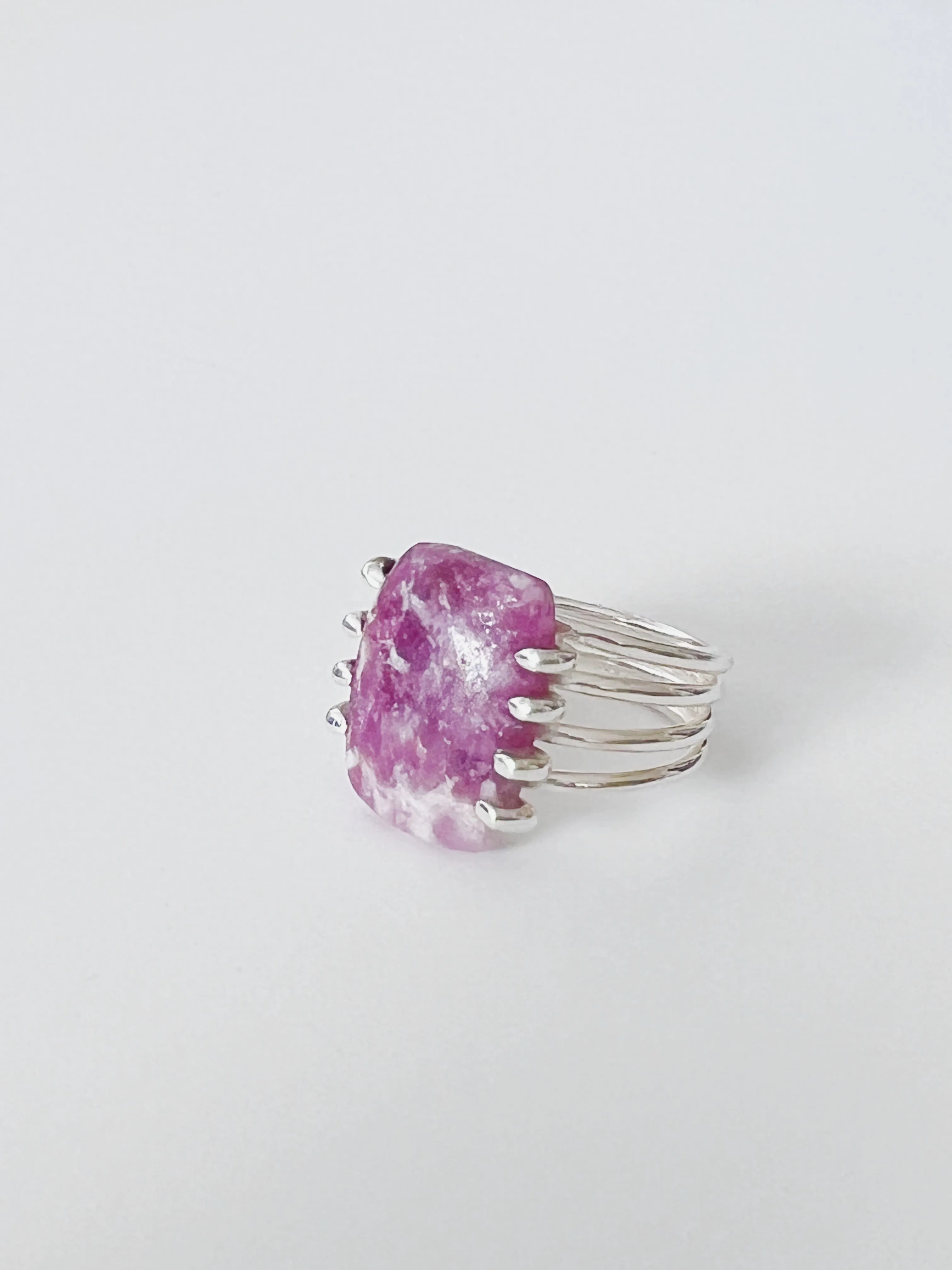 Between Lines 925 Sterling Silver Ring US Size 6-6.5