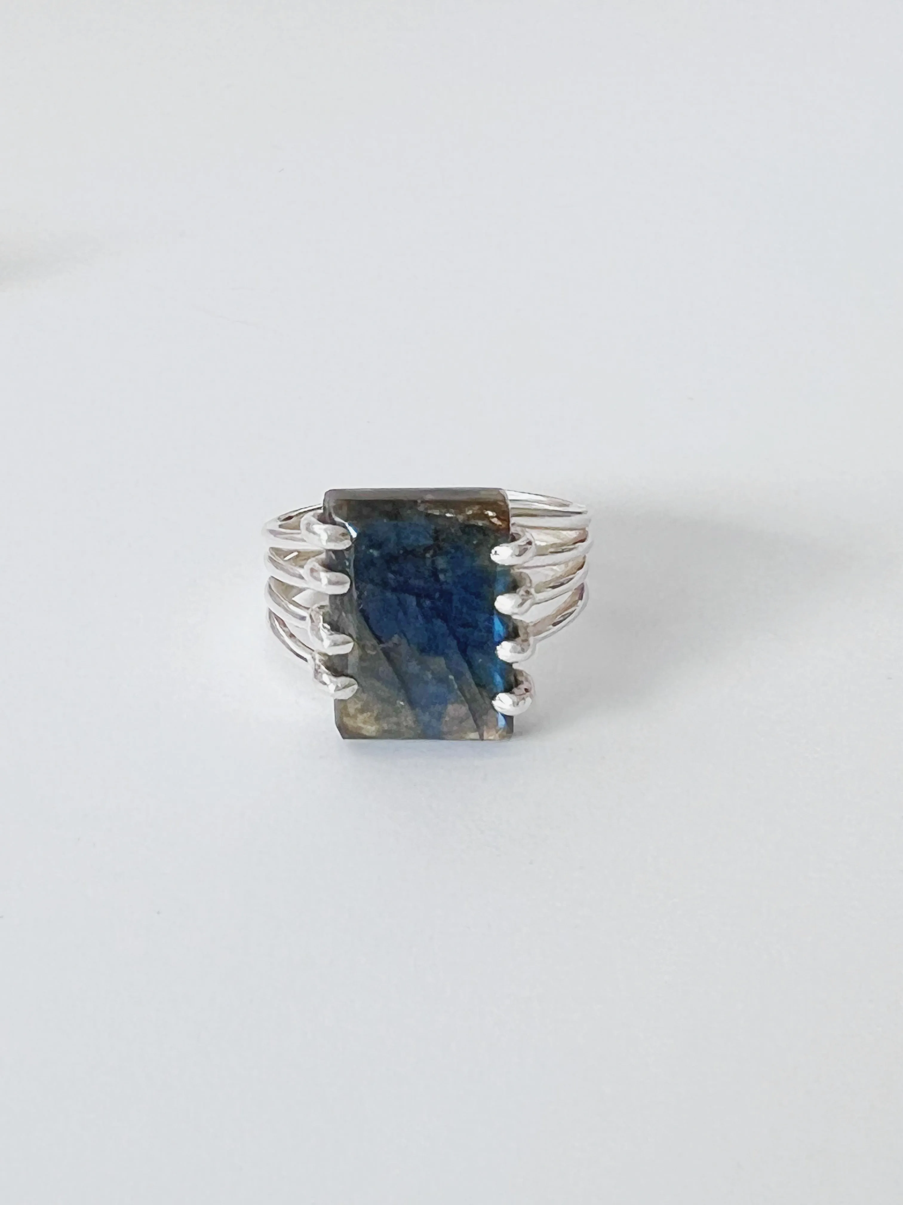 Between Lines 925 Sterling Silver Ring US Size 6-6.5