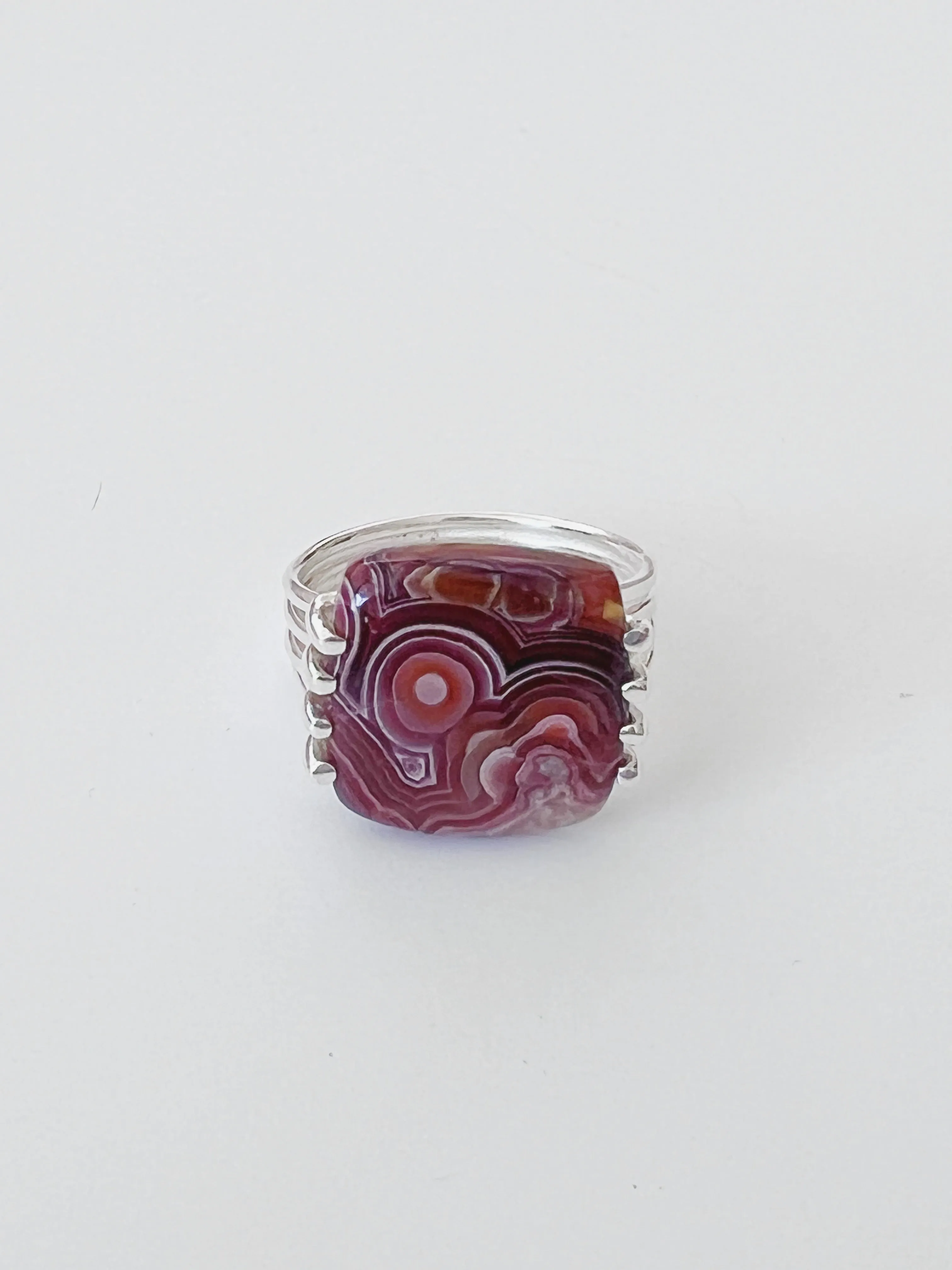 Between Lines 925 Sterling Silver Ring US Size 7-7.5
