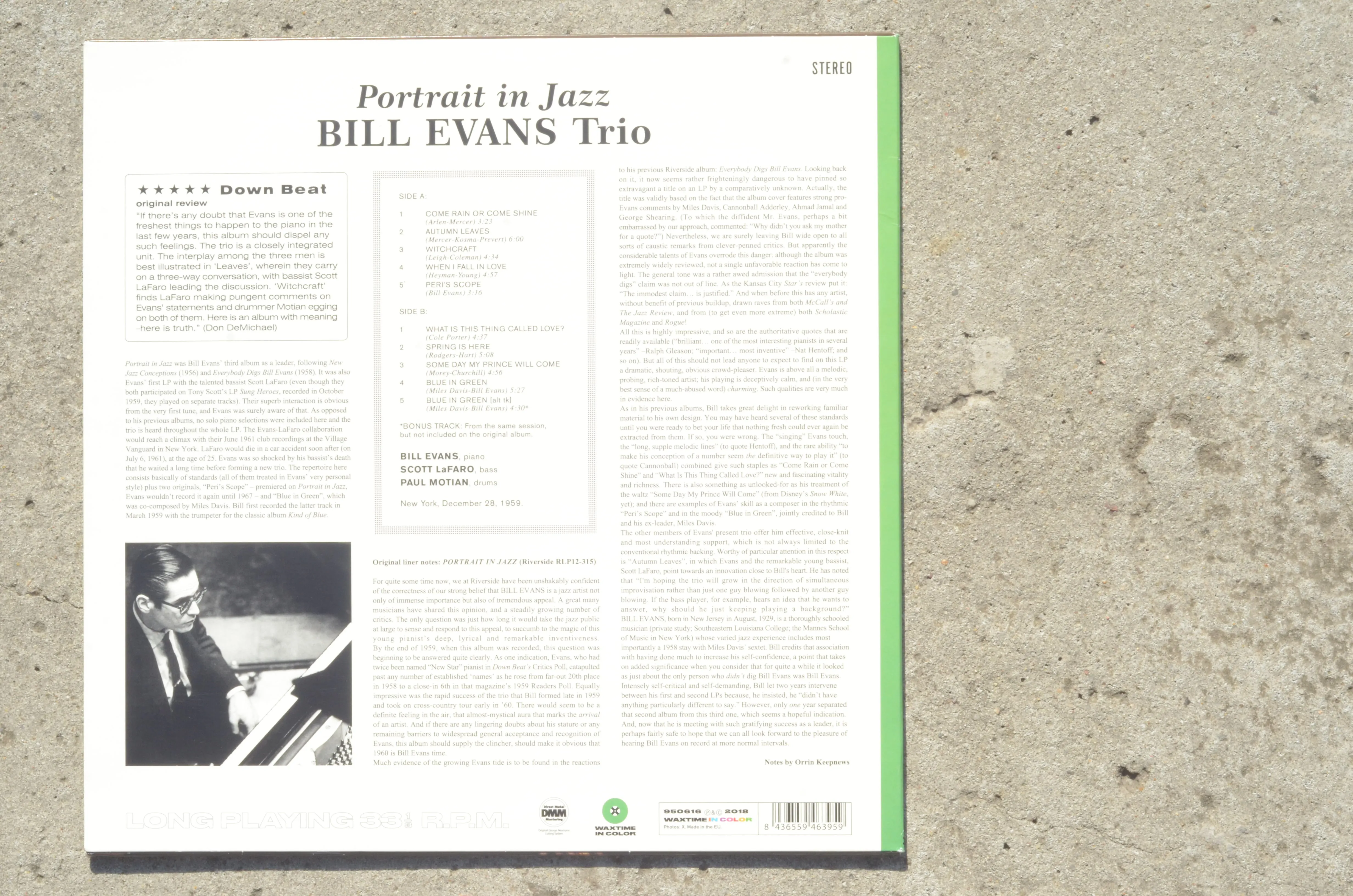 Bill Evans Trio - Portrait in Jazz
