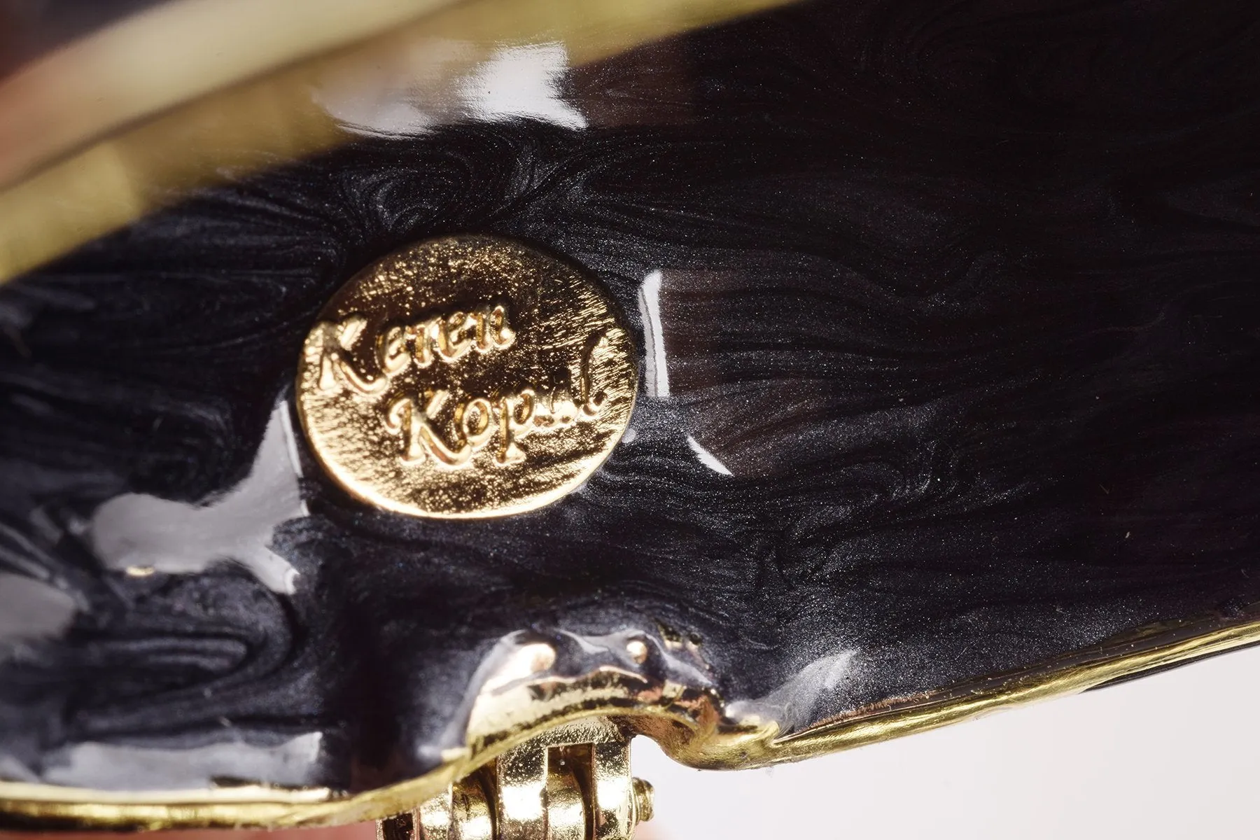 Black Faberge Egg with Dragon