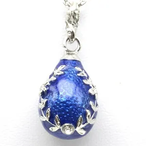 Blue Egg Pendant Necklace