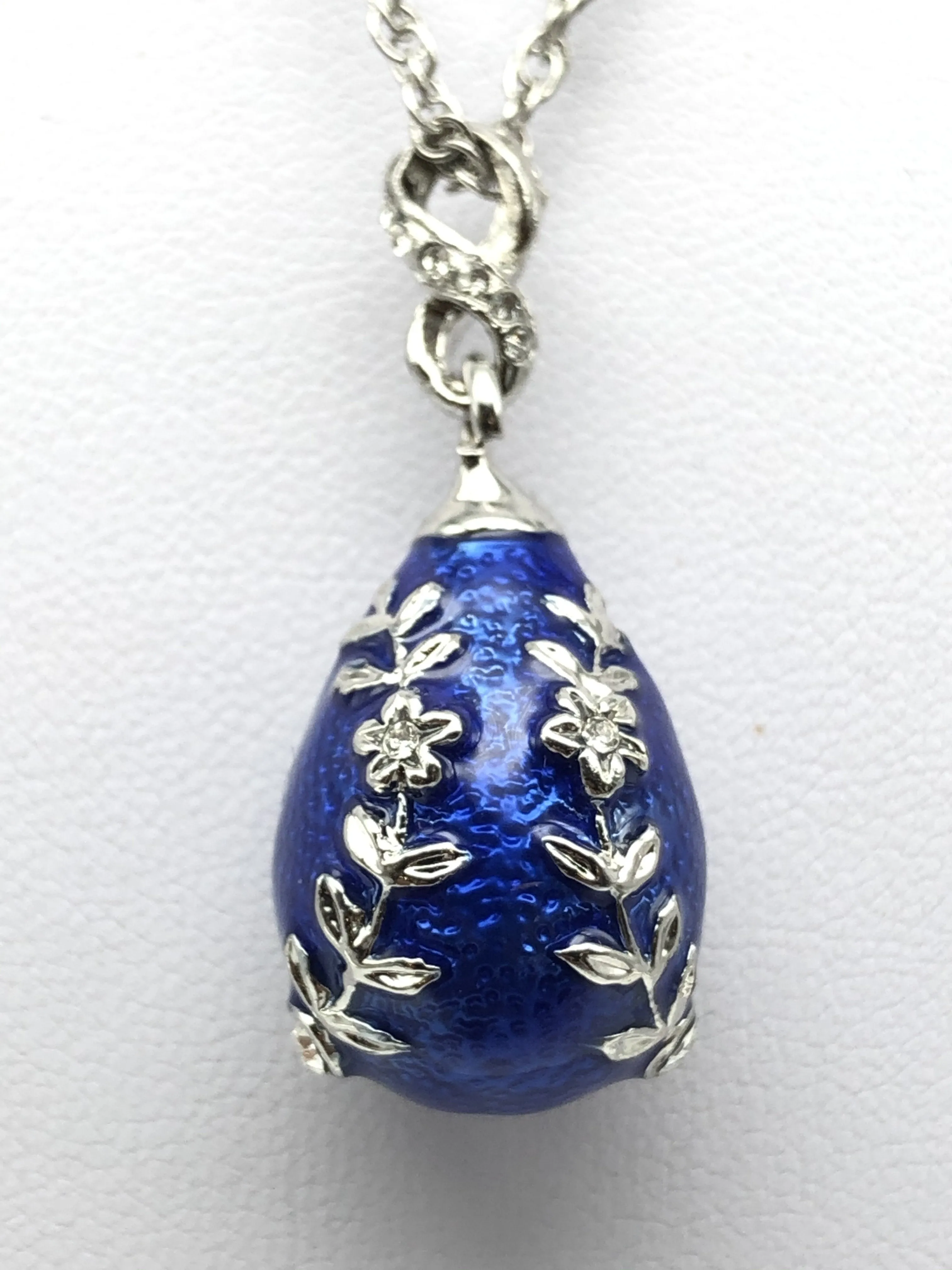 Blue Egg Pendant Necklace