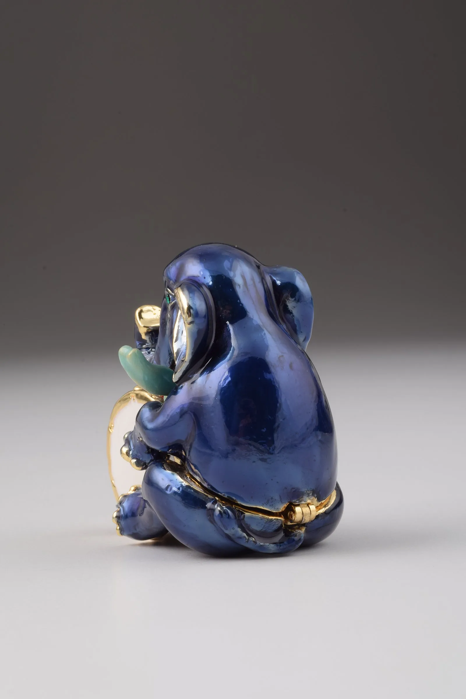 Blue Elephant with Drum