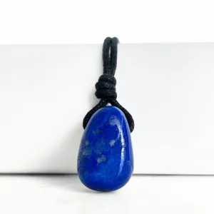 Blue Lapis Lazuli OOAK Gemstone Pendant - Celestial Harmony
