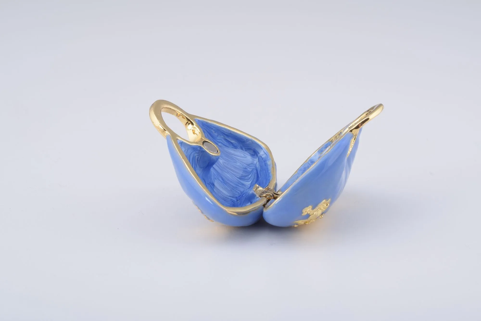 Blue Woman Purse Box