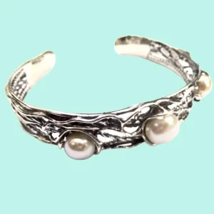Bluenoemi Bracelet Sterling Silver 925 with Pearls.