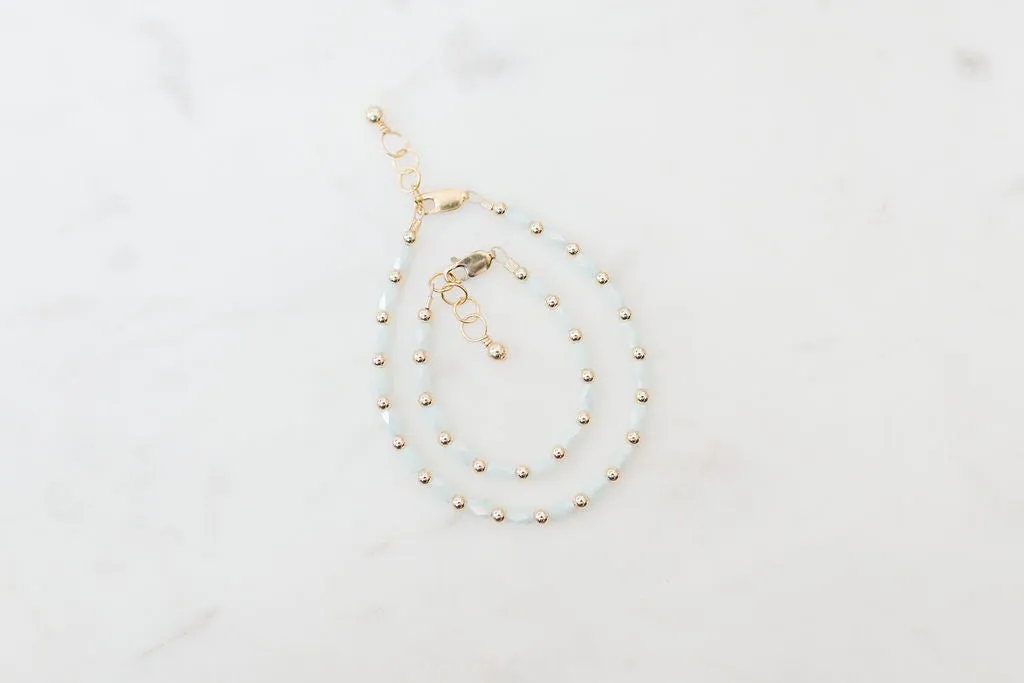 Bluette Bracelet (3MM   4MM Beads)