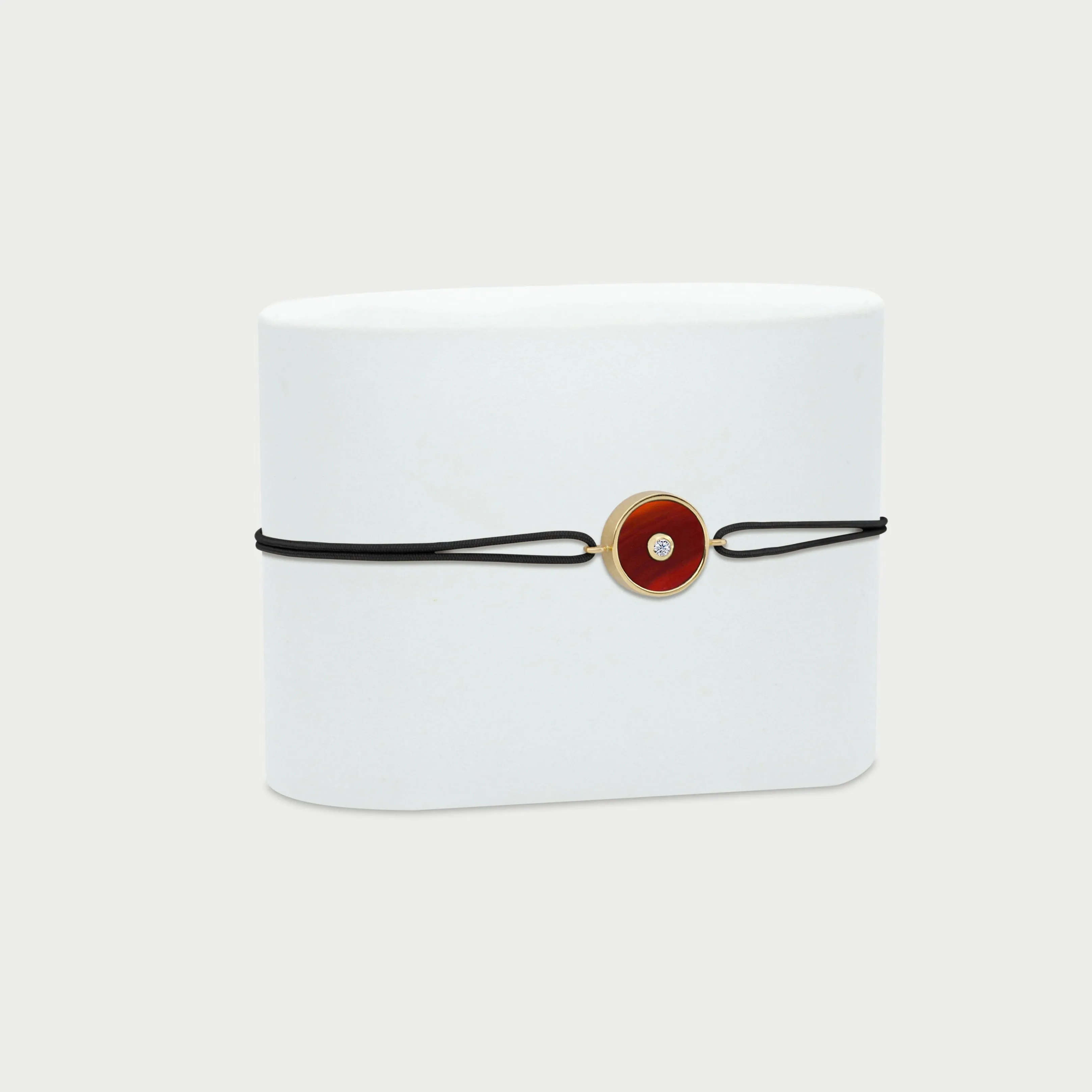 Bracelet N.1 Carnelian & Diamond Bracelet