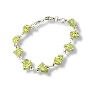 Bracelet Peridot Sterling Silver