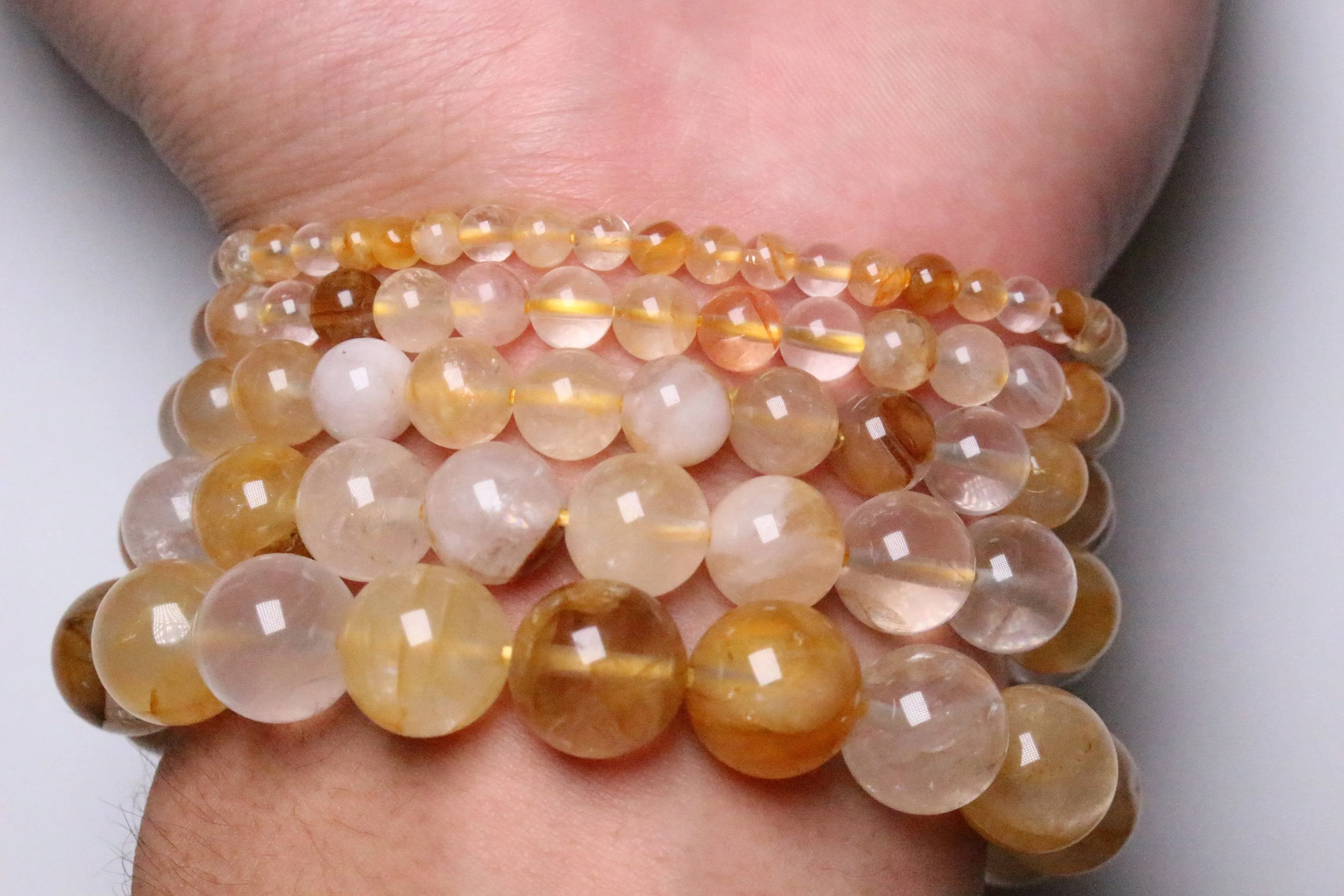Bracelet Quartz hématoïde Jaune A 